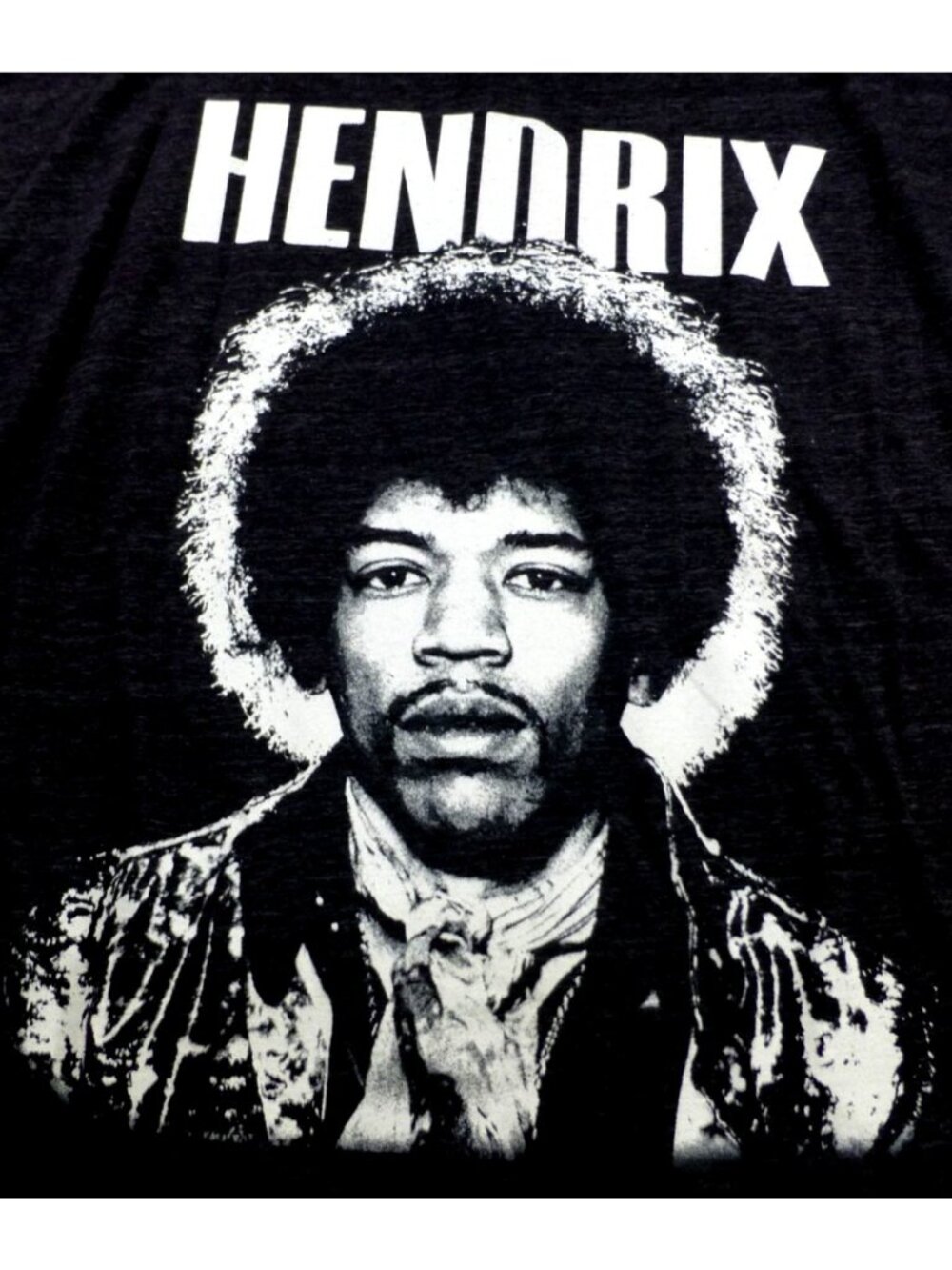 Jimi Hendrix Graphic T-Shirt Karl Ferris Collection 2X Polyester Cotton Rayon Bl - Picture 2 of 5